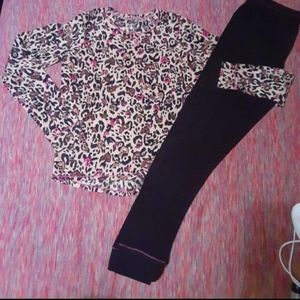 Cuddl duds sz XL stretch fleece set